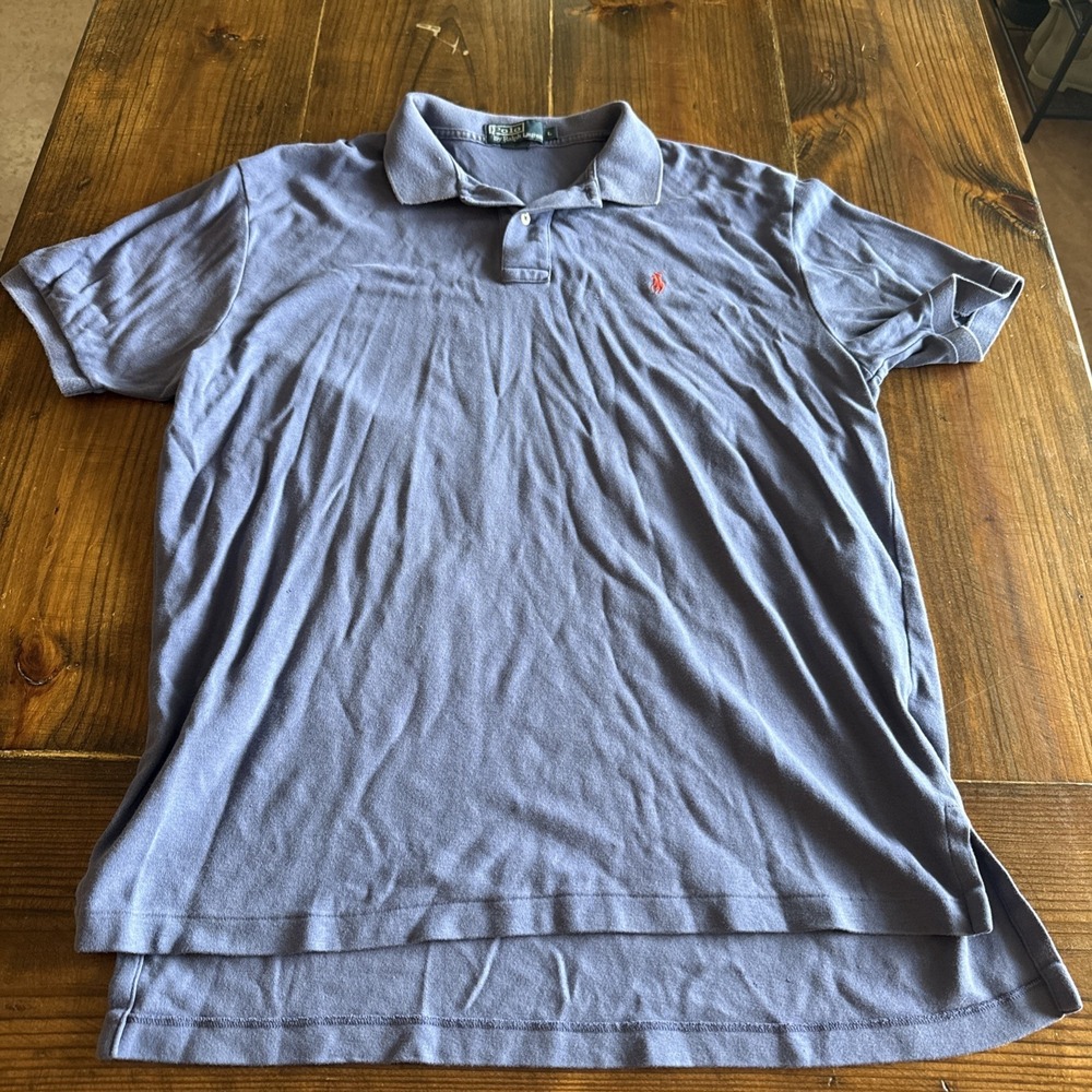 polo ralph lauren polo shirt Men's Blue-ish Purple Color Large